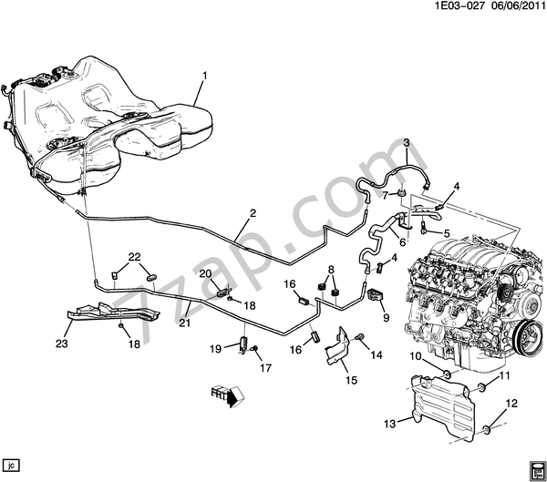 20122015 ES FUEL SUPPLY SYSTEM (LS3/6.2W,L99/6.2J) CHEVROLET camaro