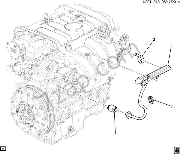2015-2017 2M,2N,2P43-53 ENGINE BLOCK HEATER (LCV/2.5A, 110V HEATER K05)  CHEVROLET colorado Colorado