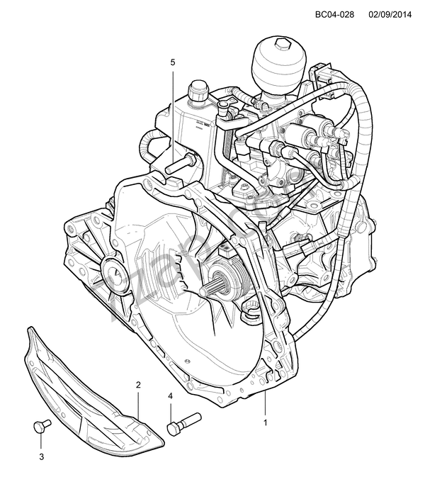 20132013 CG,CH,CI48 5SPEED MANUAL TRANSMISSION (LKF,ME6) схема