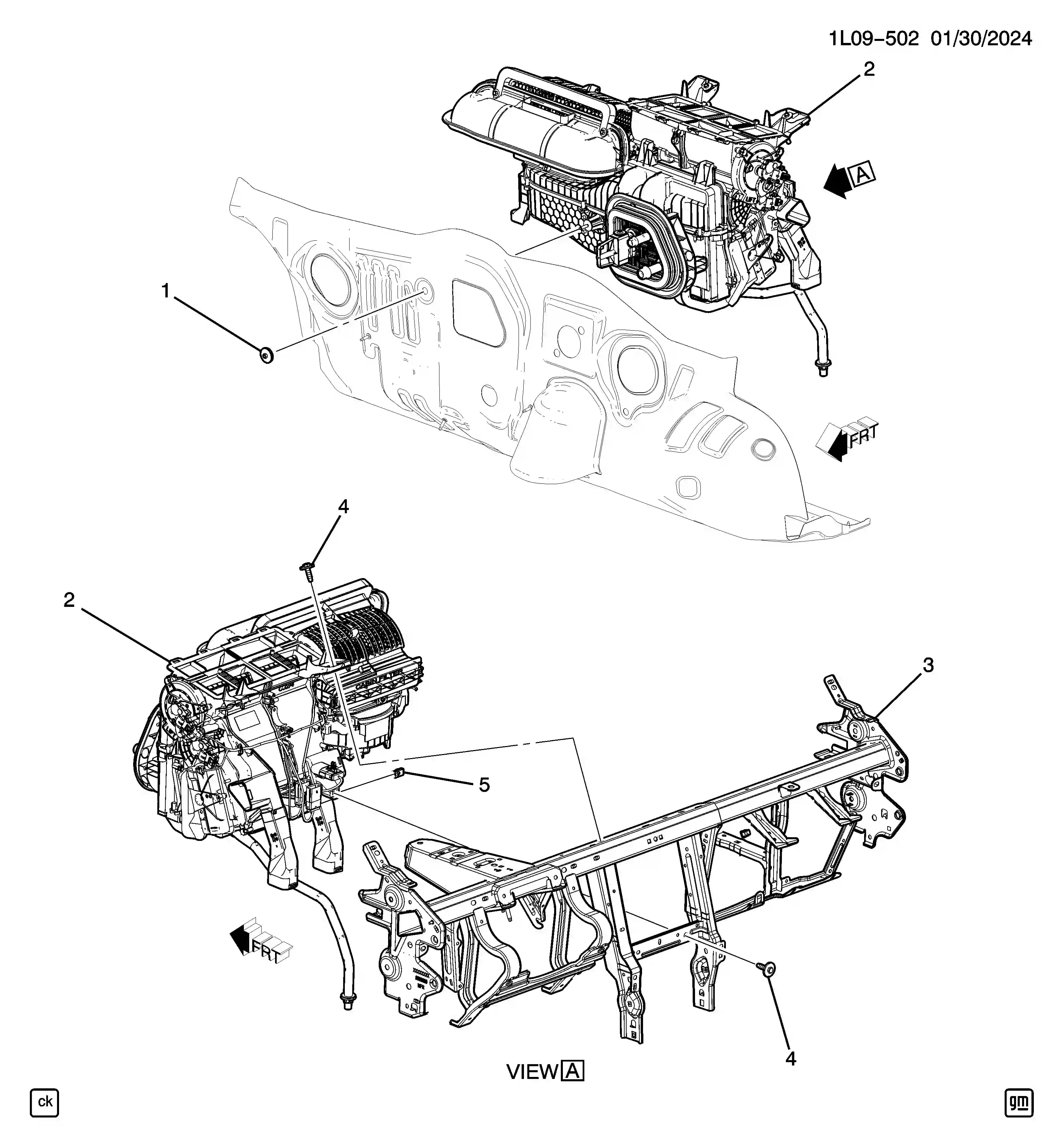 GMC Acadia 3rd Generation A/c & heater module asm/mounting piezas 2024 ...
