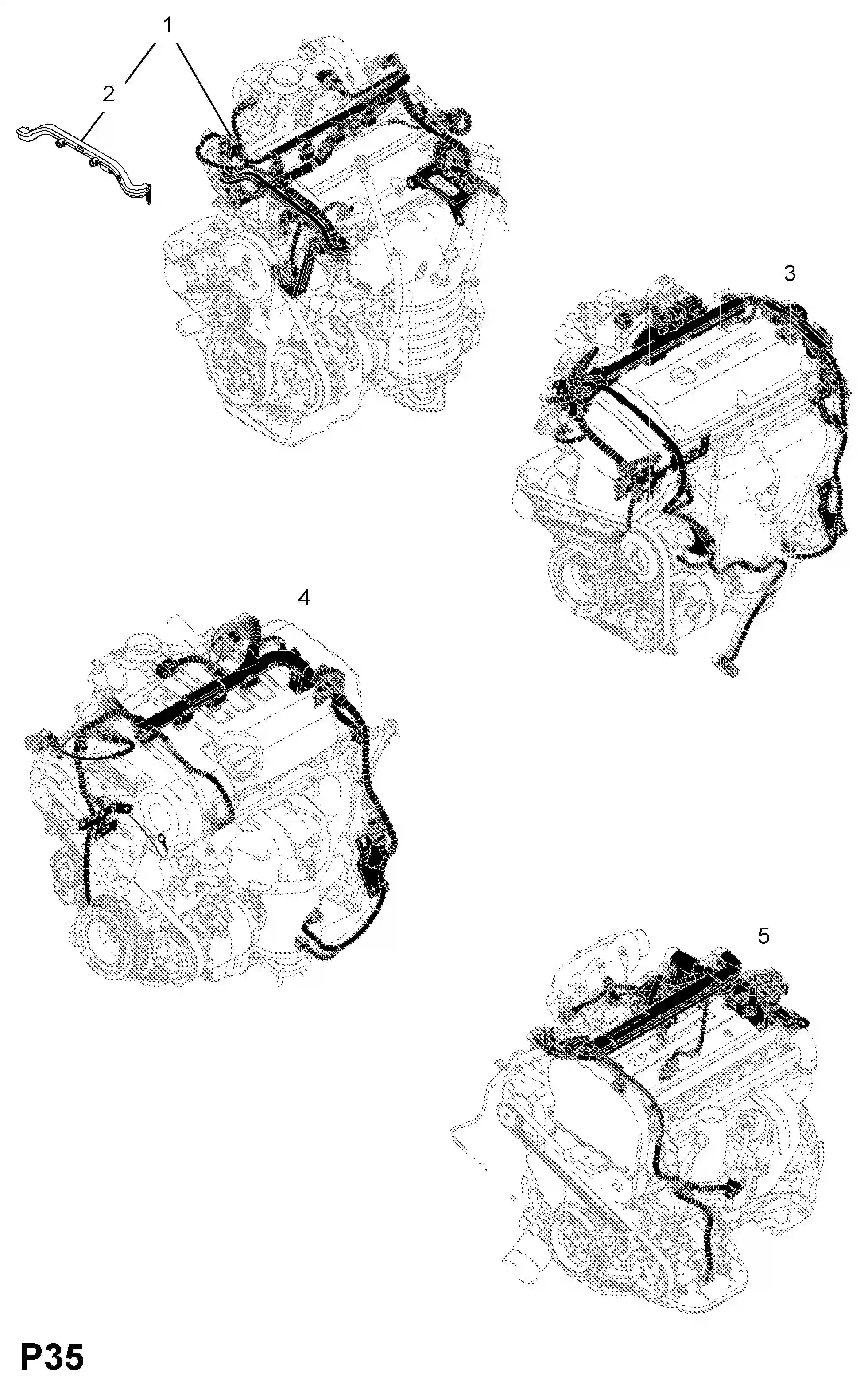 Vauxhall Astra H Fuel injection harness / z16let[llu], a16let[llu ...