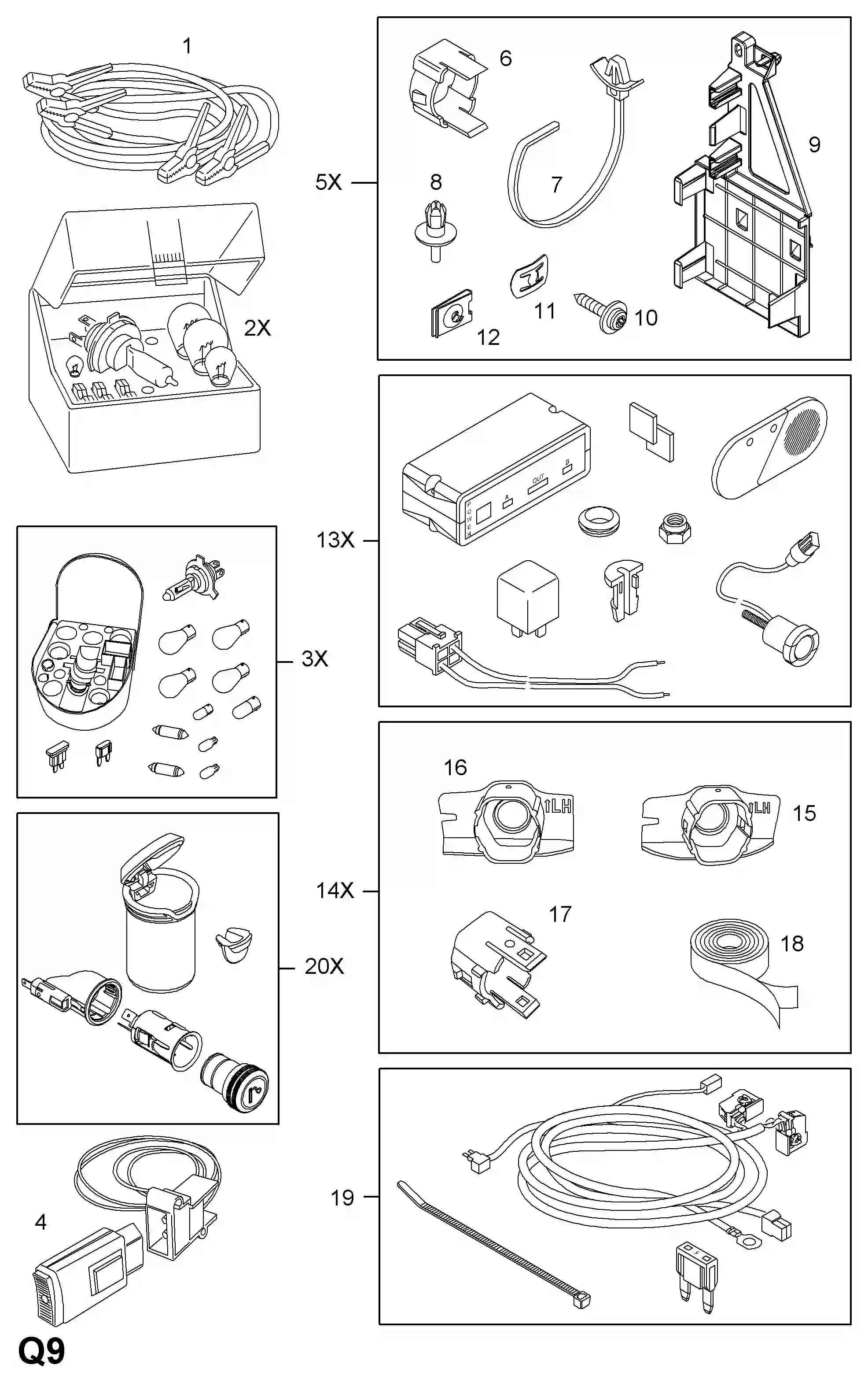 zafira b cigarette lighter Opel Zafira B Cigarette lighter Diagram & OEM Parts (2005 - 2015 Globāls)