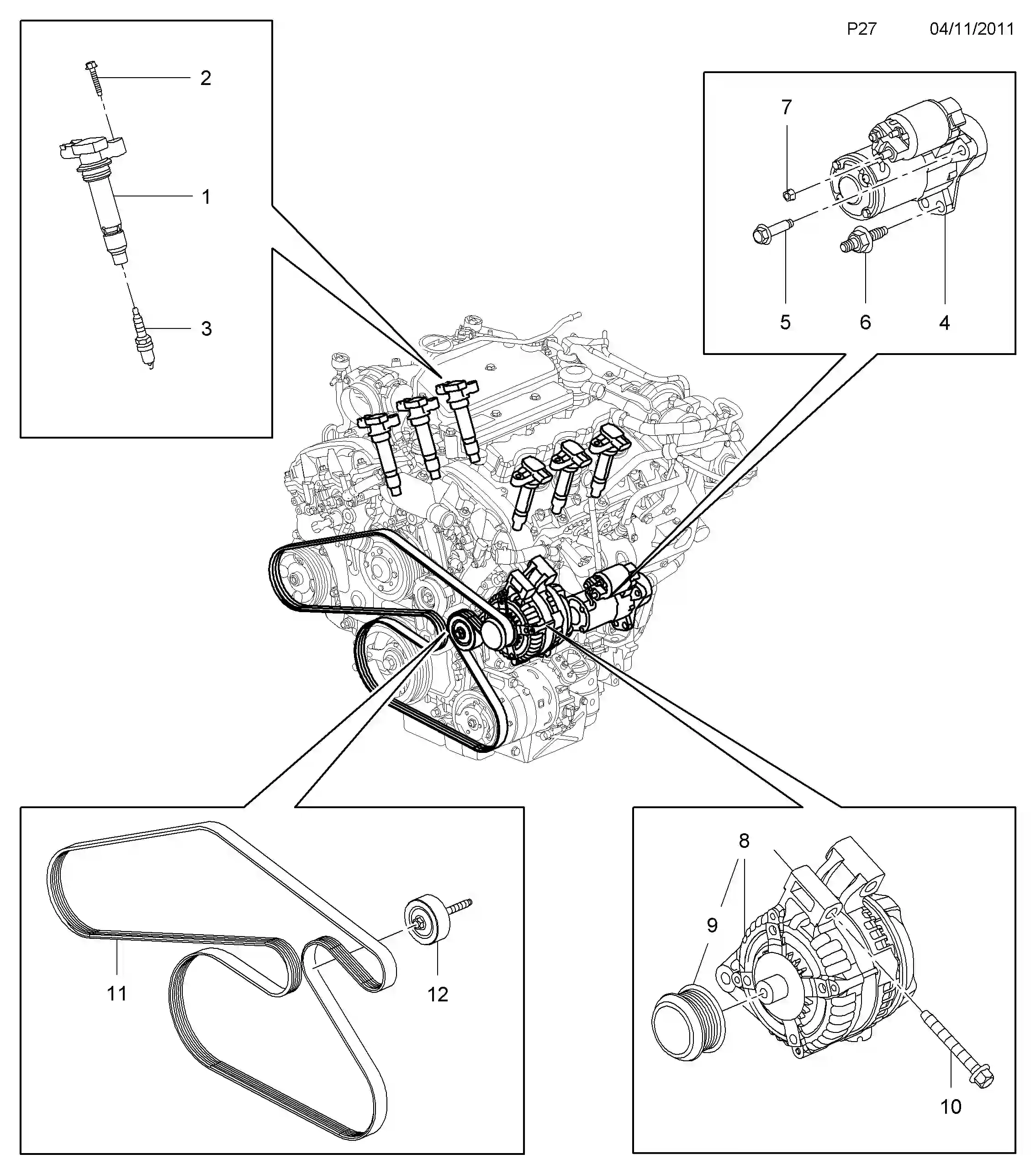 Opel Insignia A Alternator / a28net[lbw], a28ner[lau], b28ner[lau ...
