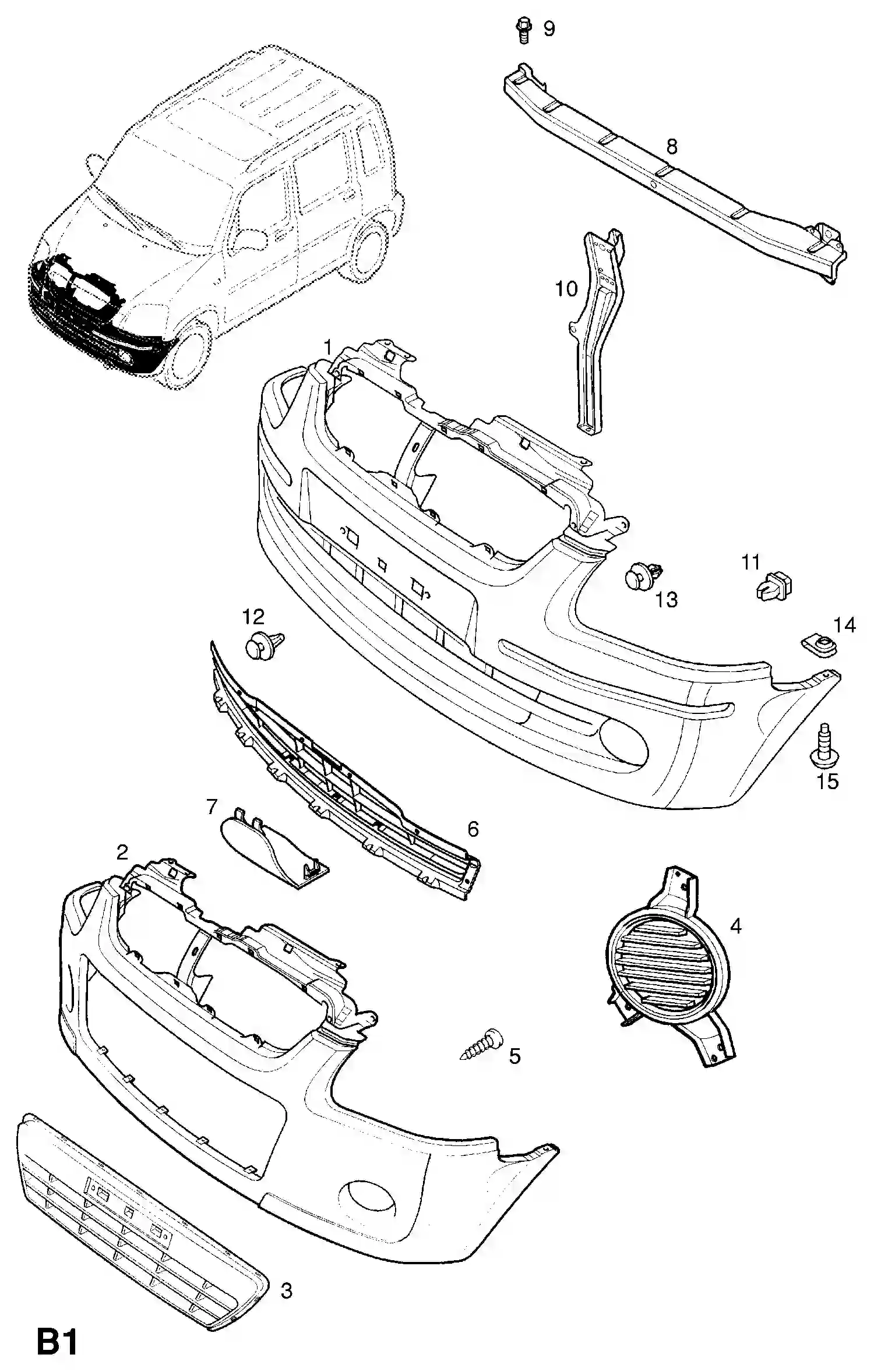 MTC Automotive Vloermatten Voor Opel Agila A (2000–2007) – Precies Passend, Antislip, Rubberen Hakbeschermer
