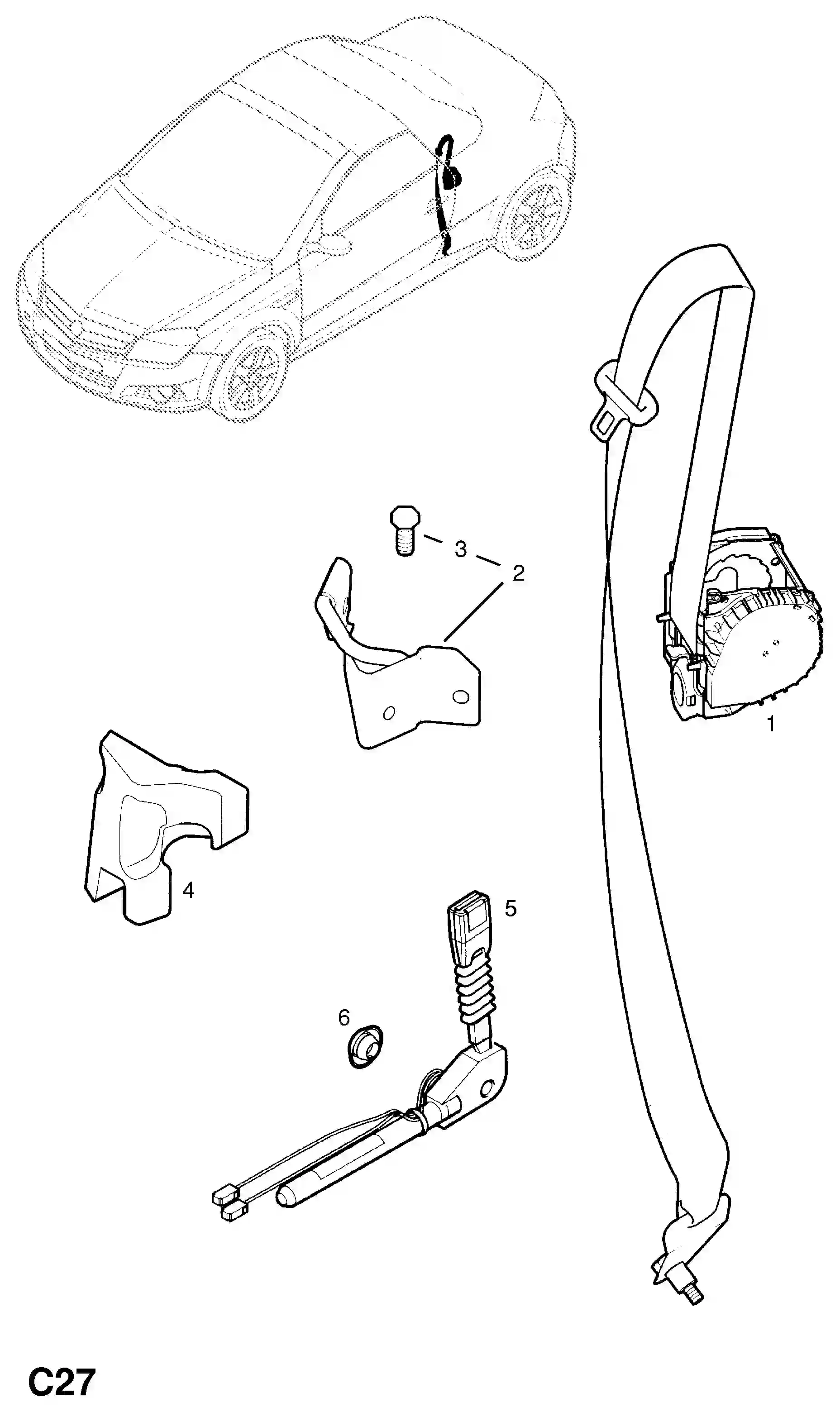thumbnail image 2 of Vauxhall Tigra B 2004-2009 Complete Door And Window Seal Kit - Both Sides (N/S + O/S) 2 of 5