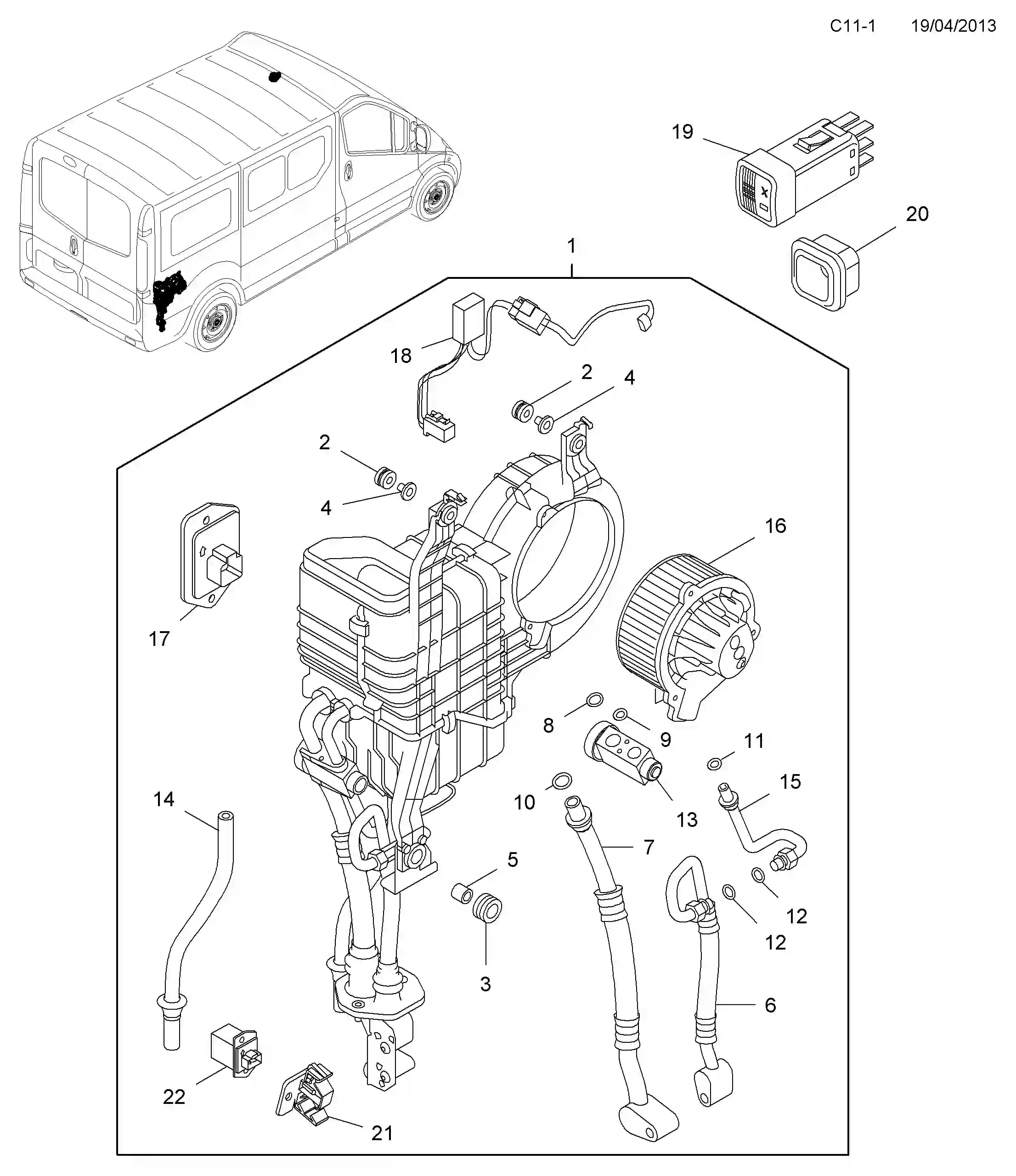 opel-vivaro-a-secador-condensador-evaporador-y-tubos-cont-diagram
