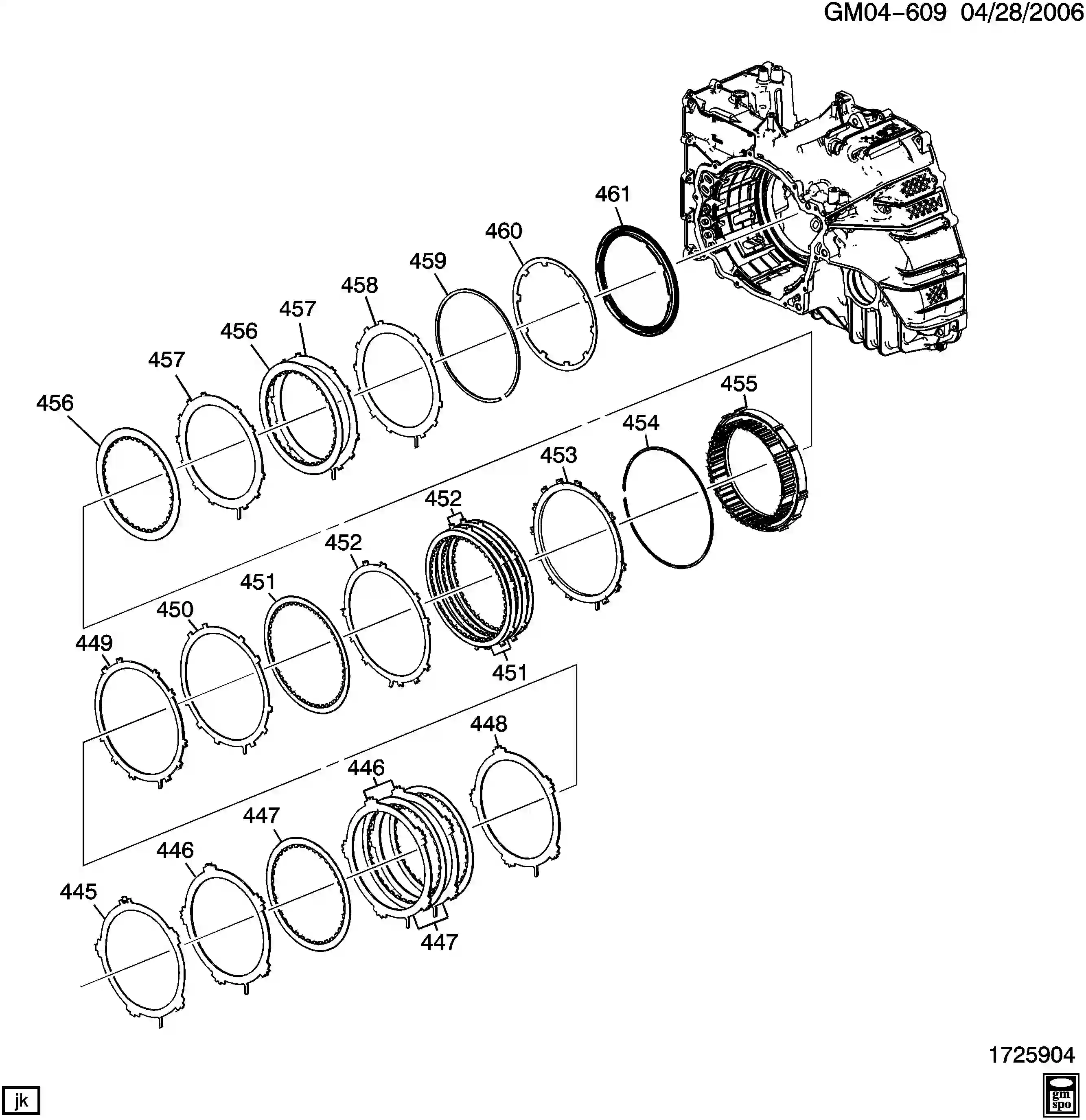 購入 Pontiac G6 Automatic transmission (mh2) 6t70 low and reverse and 1-2 ...