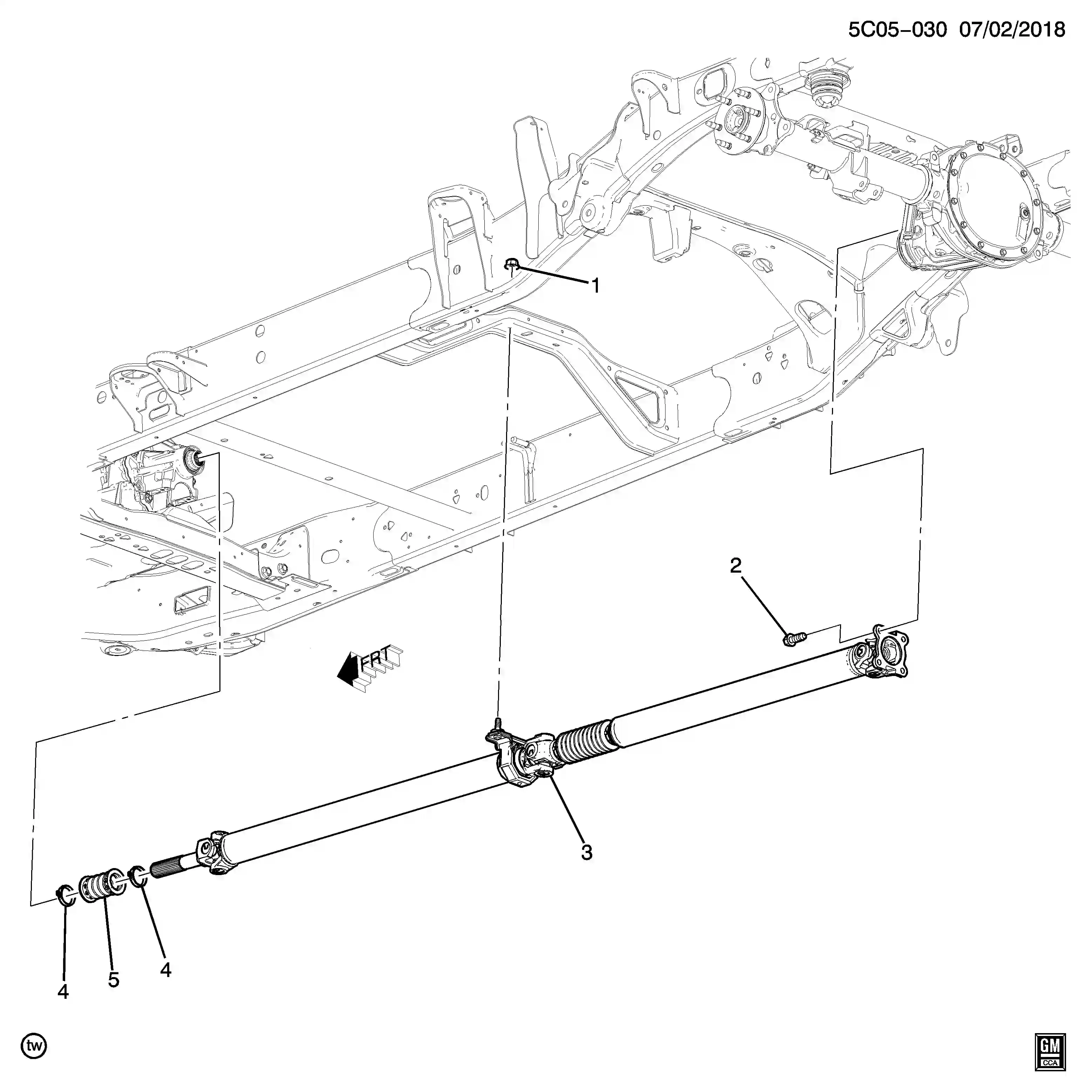 Comprar GMC Sierra GMT900 Montaje de eje de transmisión/eje trasero ...