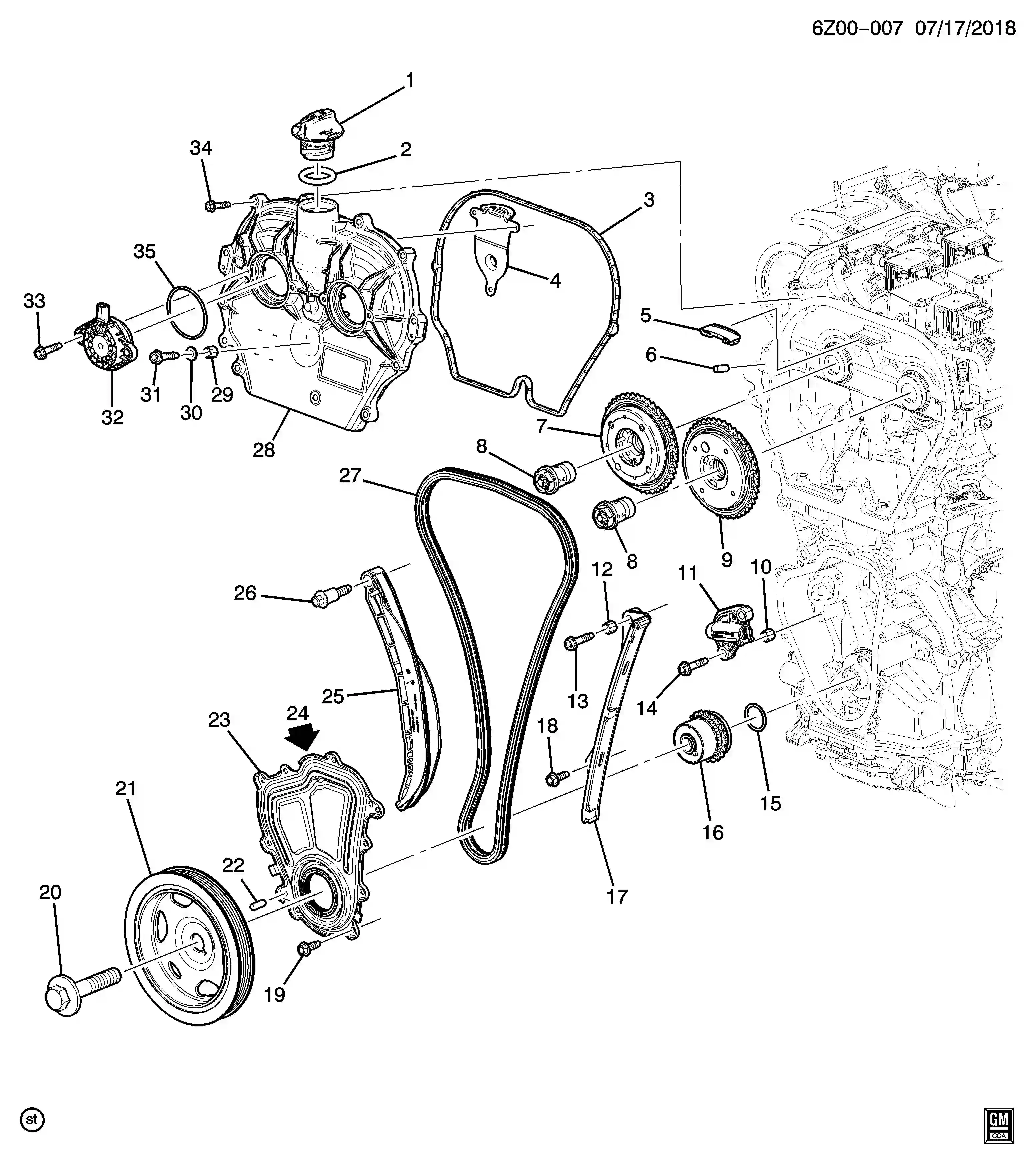 购买Buick Envision 1st Generation 2nd Facelift Engine asm-2.0l l4