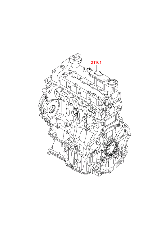 サブエンジンアセンブリ HYUNDAI IX35/TUCSON 11 (CZECH PLANT-EUR) (2011-2013)