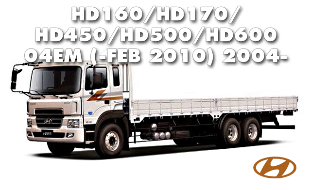 HD160/HD170/HD450/HD500/HD600 04EM: -FEB.2010