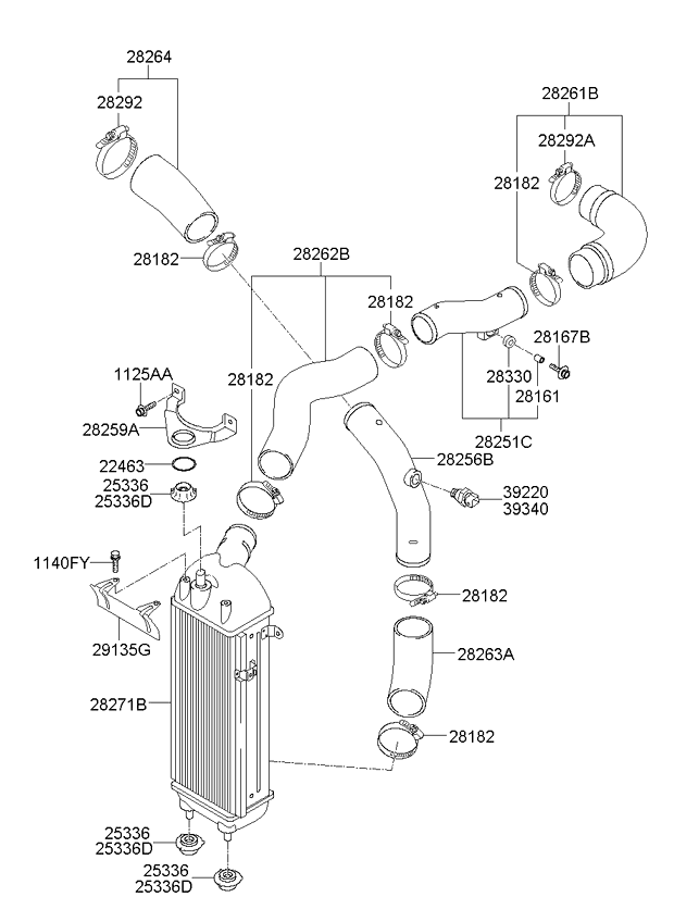 TURBOCHARGER & INTERCOOLER KIA SPORTAGE 10 (20102013) [Australia]