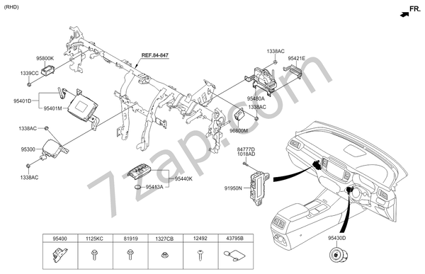 RELAY & MODULE (02/04) KIA SORENTO 15 (2014) [Europe]