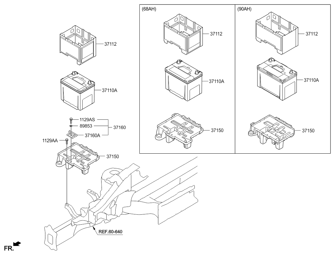 BATTERY KIA SPORTAGE 10 (20102013) [General]