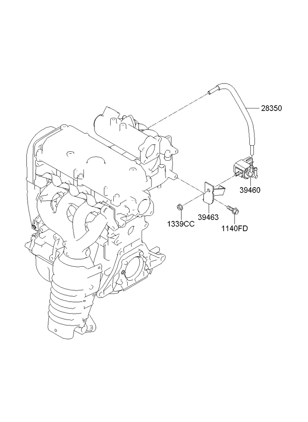 SOLENOID VALVE KIA PICANTO 08 (2008) [Middle East]