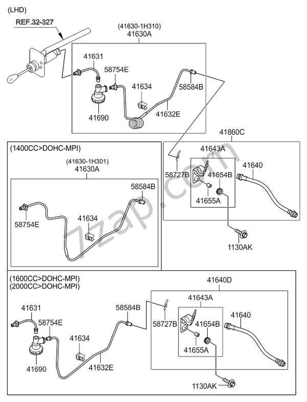 CLUTCH MASTER CYLINDER (01/02) KIA CEED 10 (2010) [Europa]