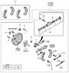 KIA AVELLA 98 (1998-1999) механизм тормозов задний