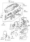 KIA SPORTAGE 95 (1995-1998) DASHBOARD RELATED PARTS