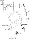 KIA SPORTAGE 95 (1995-1998) механизм двери багажника