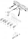 KIA RETONA 99 (1999-2000) Переключатели и выключатели приборной панели