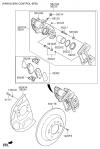 KIA CARENS 12 (2012-) тормозной механизм заднего колеса (02/02)