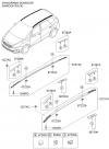 KIA CARENS 12 (2012-) 车顶装饰件和后扰流板 (03/04)