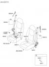 KIA SOUL 08 (2008-) ремень безопасности передних сидений (02/02)