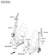 KIA RIO 15 (2014-) ремень безопасности передних сидений (01/02)