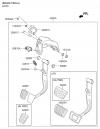 KIA OPTIMA 14 (2013-) 制动器和离合器踏板 (01/03)
