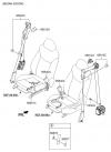 KIA CEED 12 (2012-) ремень безопасности передних сидений (02/02)