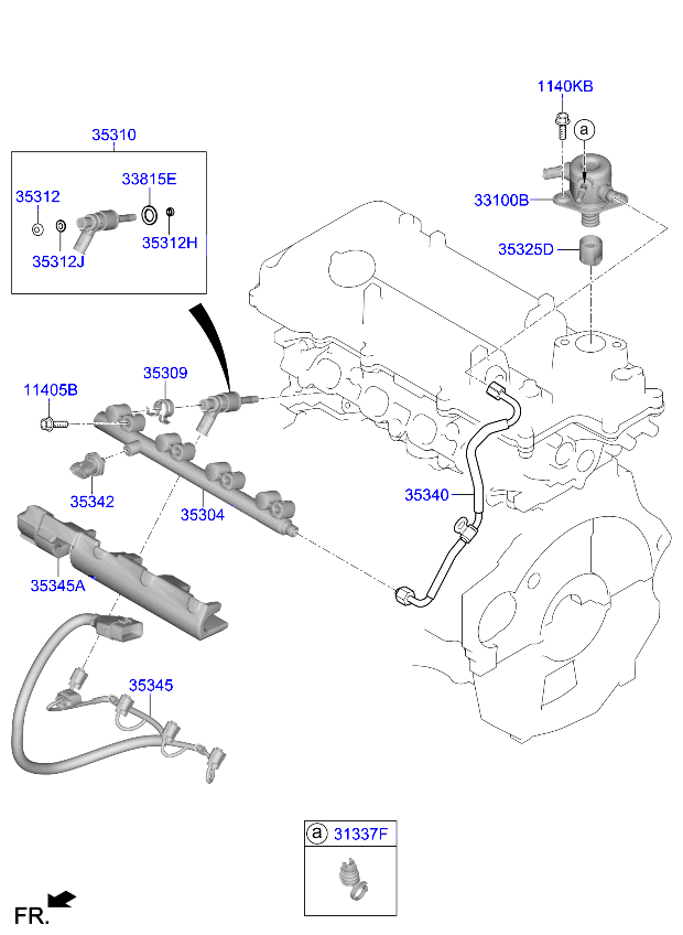 شراء Kia Seltos SP2 Throttle body & injector قطع الغيار عبر الإنترنت ...