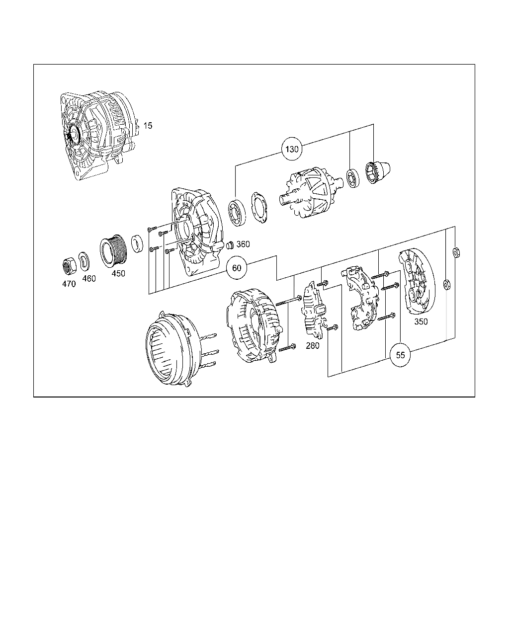 DREHSTROMGENERATOR [Unimog] MERCEDES [EUROPA] [ENGINE]OM 906 LA