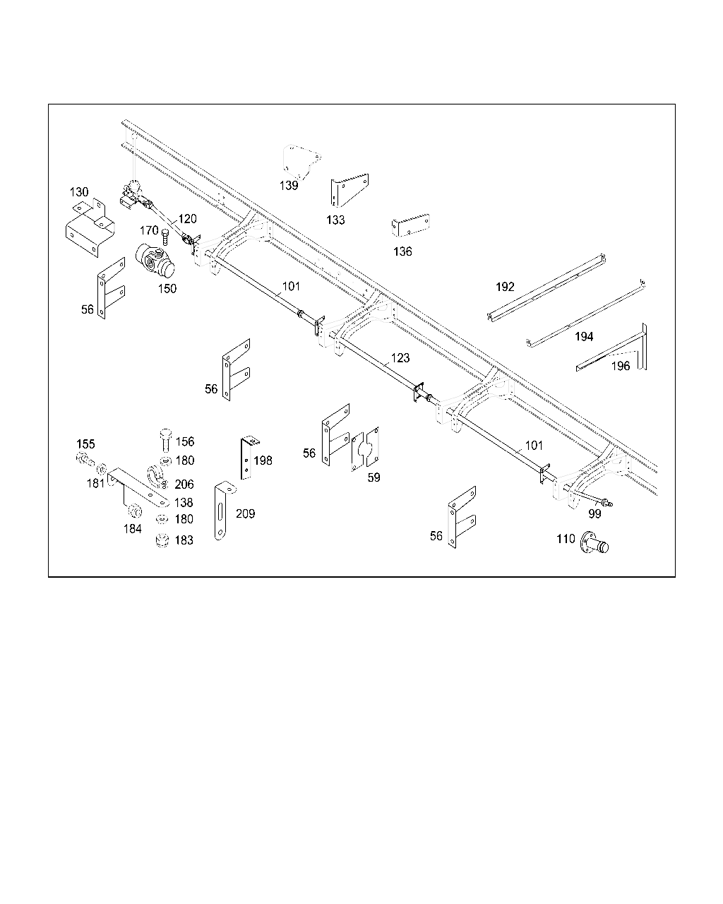 SHIFT LEVER AND SHIFTING PARTS [Автобус] MERCEDES [ЕВРОПА] [ШАССИ]OMC 1623 51 1626 51