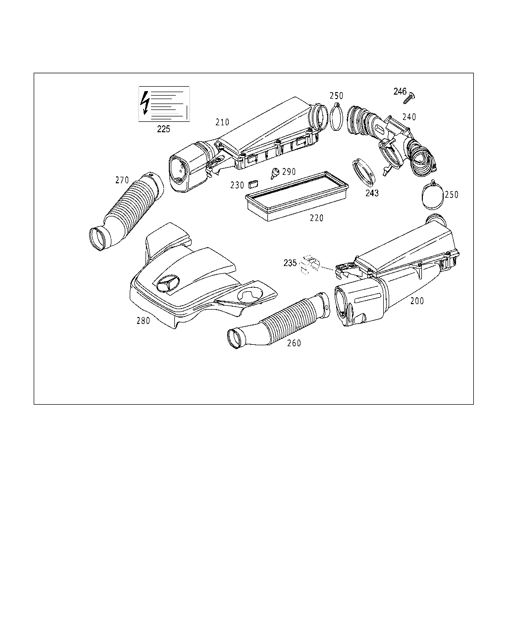 进器装置 [小轿车] MERCEDES [欧洲] [機殼]SLK-KLASSE