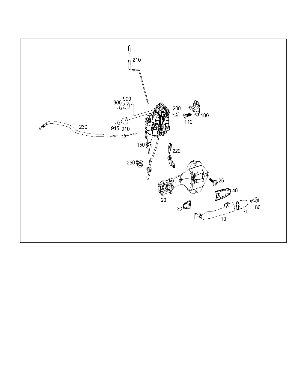 SISTEMA DE CIERRE [Furgonetas] MERCEDES [EUROPA] [CHASIS]324 309CDI 311CDI 313CDI 315CDI 318CDI