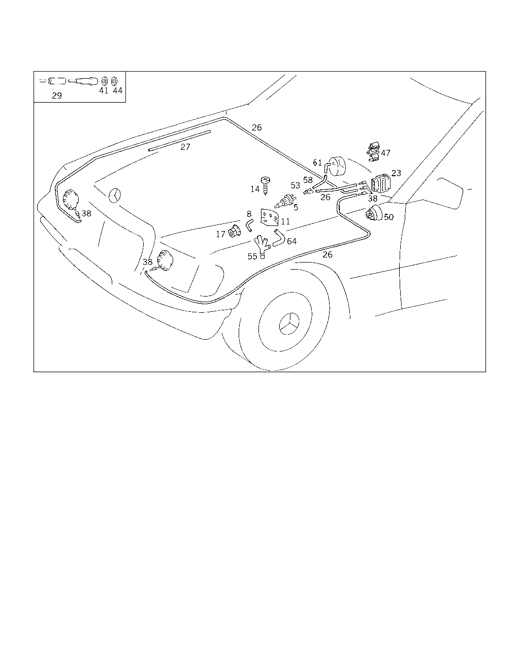 ENGINE VACUUM CONNECTION AND LIGHT RANGE REGULATOR [Car] MERCEDES [EUROPA] [CHASSIS]320