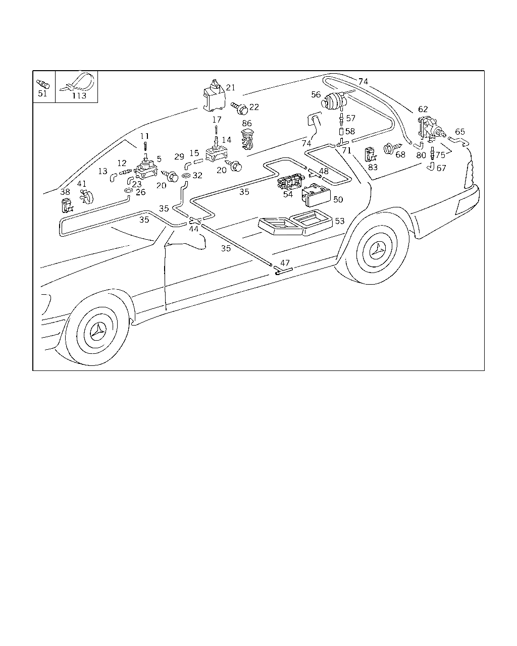 CENTRAL LOCKING MECHANISM [Car] MERCEDES [EUROPA] [CHASSIS]300