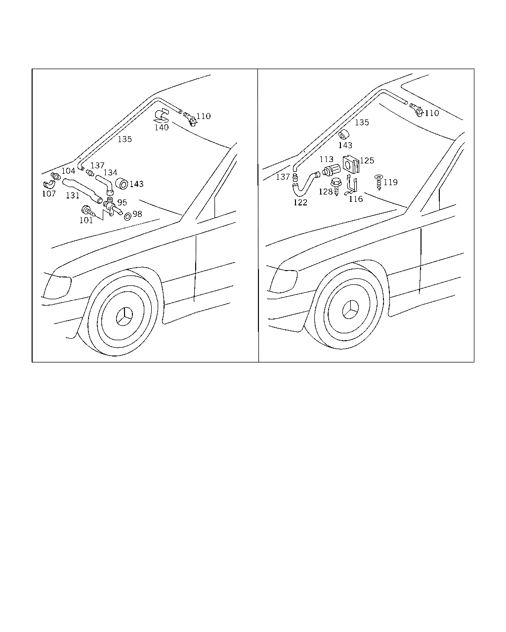 HEATING/AIR-CONDITIONER OPERATING UNIT [小轿车] MERCEDES [欧洲] [機殼]320