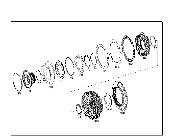 多盘式离合器 K81，行星齿轮组 1