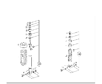 REAR SPRINGS AND SUSPENSION USED WITH SELF-LEVELLING DEVICE