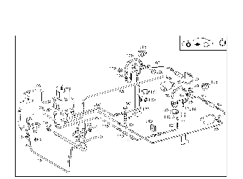 FRONT & REAR LINE ARRANGEMENT IN CASE OF SELF-LEVELLING DEVICE