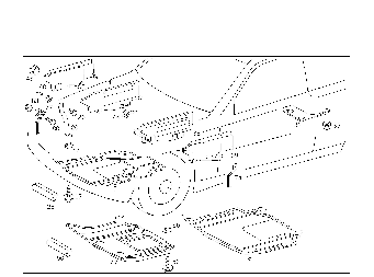 ENGINE COMPARTMENT PANELLING, GASOLINE VEHICLES