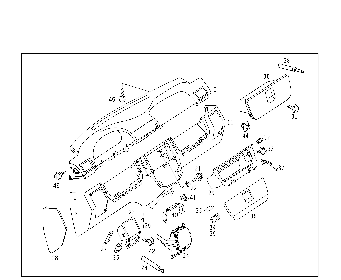 INSTRUMENT PANEL WITH GLOVE BOX,BODY PARTS FOR PASSENGER AIRBAG