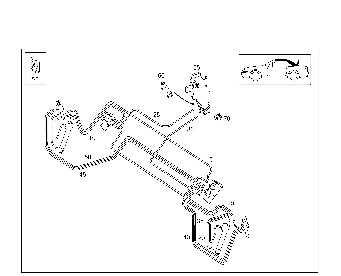 FOLDING TOP HYDRAULIC LINES AND FASTENER, REAR