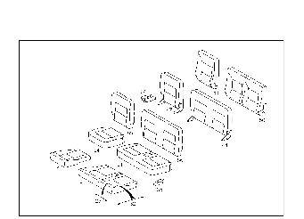 REAR SEAT BENCH SPLIT (1/3:2/3)