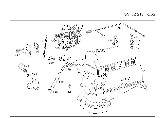 ENGINE PARTS W/AIR CONDITIONER ATTACHED
