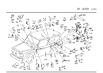 CHASSIS PARTS USED WITH MASKED LIGHT SYSTEM