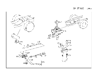 COMBINED ONE-LINE AND TWO-LINE TRAILER BRAKE USED WITH DISC BRAKES