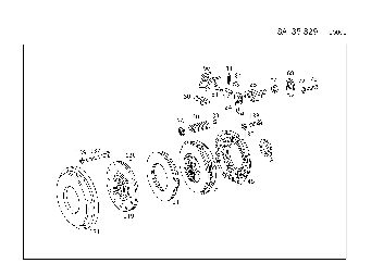 280 CLUTCH USED WITH 84-PS/DIN ENGINE
