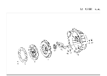BELL HOUSING USED WITH ZF TRANSMISSION WITH P.T.O.